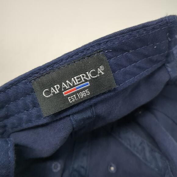 AAAS Slideback Baseball Cap Blue One Size Adjustable Embroidered Cap America - Picture 9 of 10